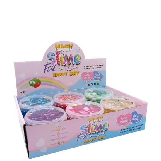 Magic Slime With Glitter - 7.5 x 7.5cm