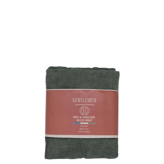 Gentlemen Neck & Shoulder Wheat Wrap (Army Green) (Lavender Scented)