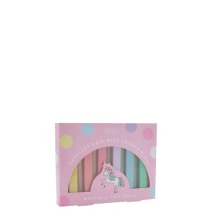 Unicorn Washable Hair Chalk (Fabulous Hair With Unicorn Flair) - 6 x 12g Rainbow Hair Chalk