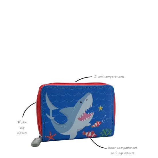 Happy To Sea You Wallet (Sea Creatures) - 12.5 x 9cm