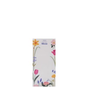 Time To Bloom Magnetic Memo Pad - 9.5 x 20cm