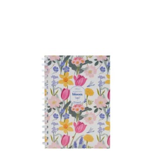 Time To Bloom Spiral Notebook (Lined) - A5