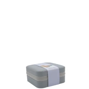 Just Smile Jewellery Travel Case (Grey) - 9 x 9 x 5cm