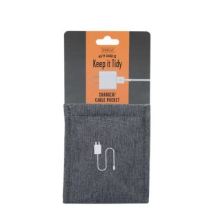 Novelty Charger / Cable Pocket (Keep It Tidy) - 10 x 12cm