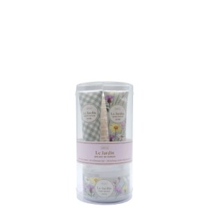 Le Jardin Spa Day In France - 30ml Hand Cream, 30ml Shower Gel, 30ml Body Lotion & 125g Body Scrub