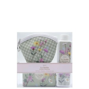 Le Jardin Spring In Provence - 250ml Body Lotion, 200g Soap & Coin Purse (9.5 x 12cm)
