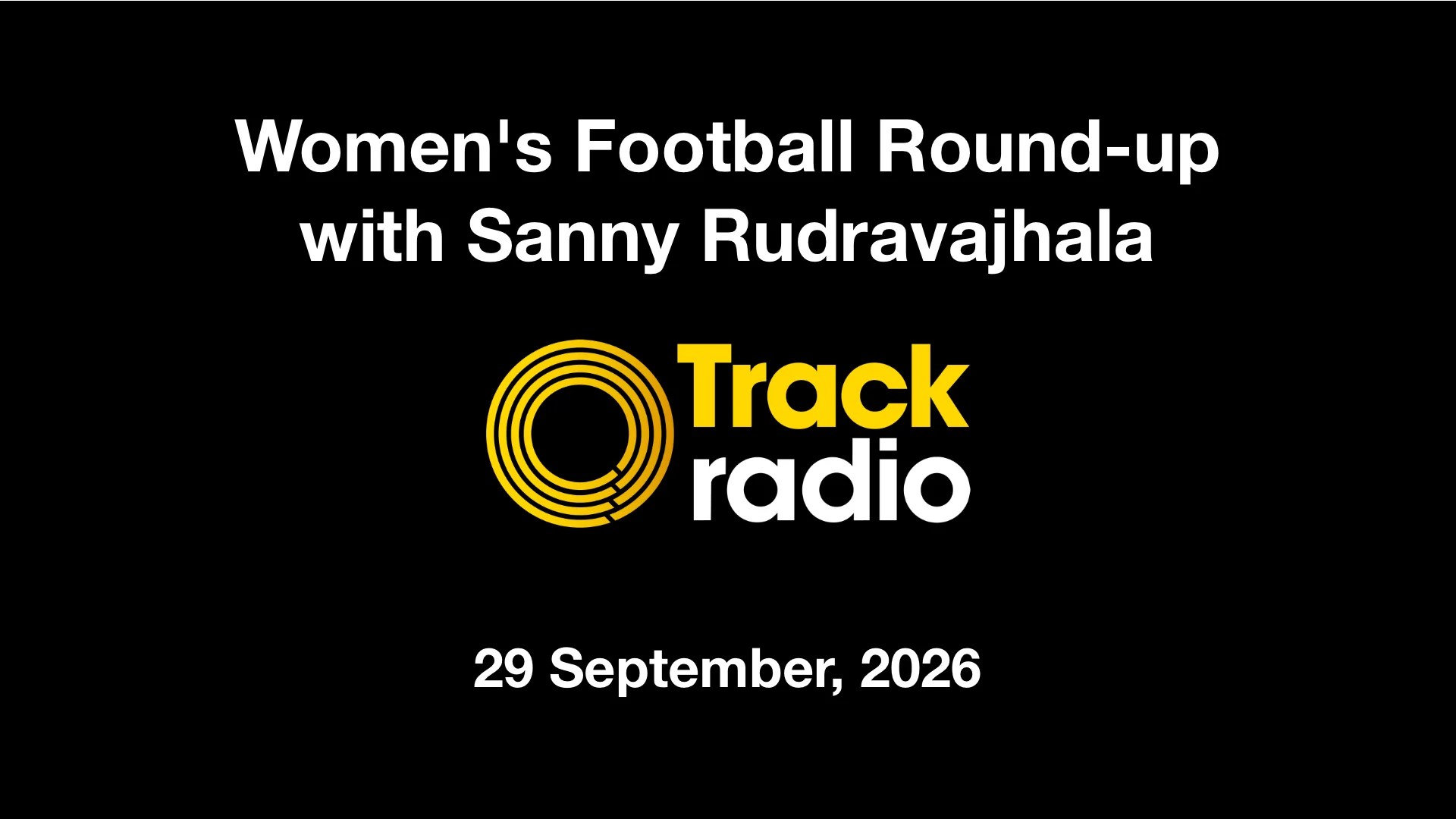Track 29 Sept