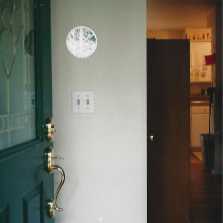 Small Front Entry, Mirror Added Though Too Small
