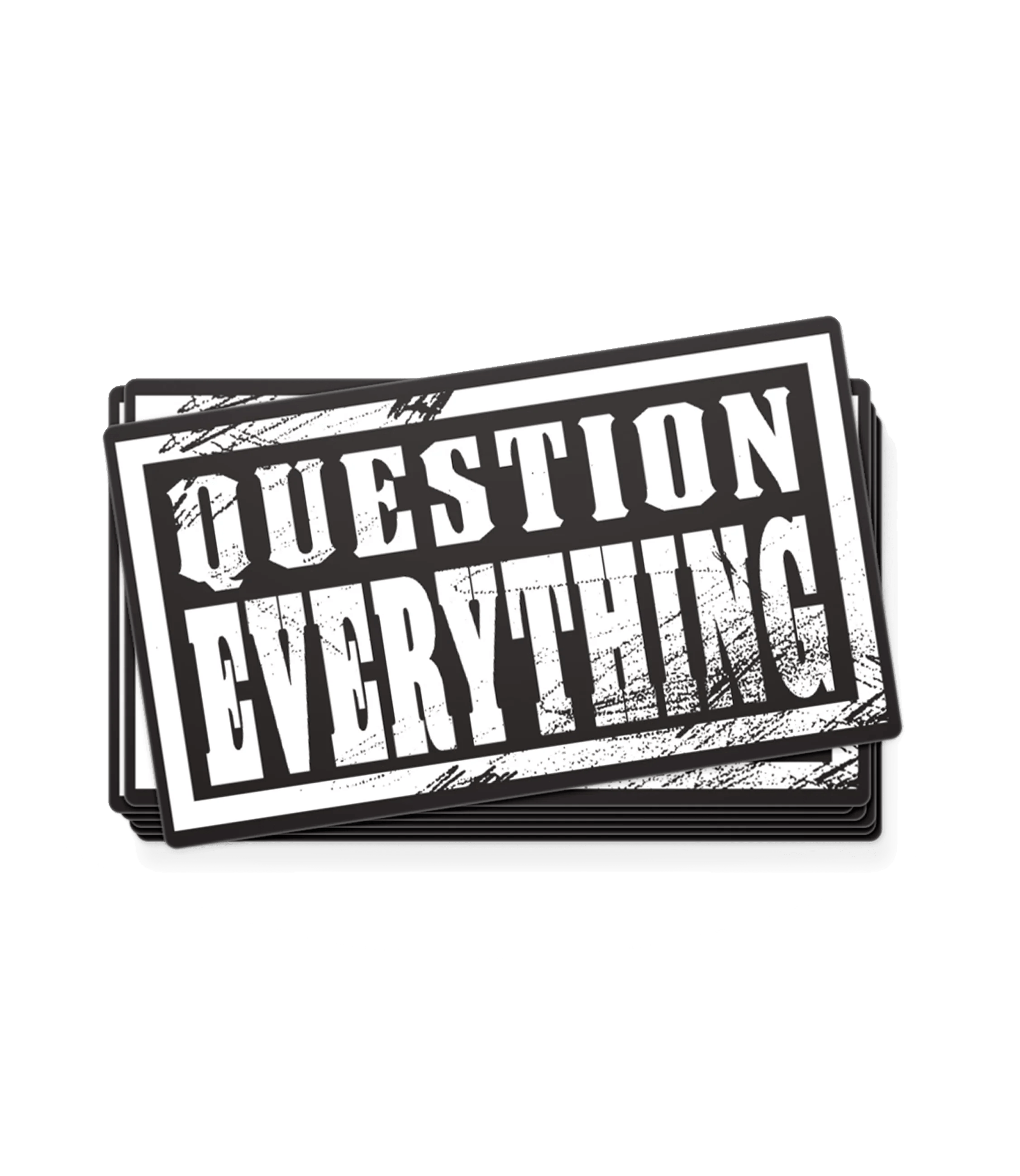 Question Everything Decal The Aj Store