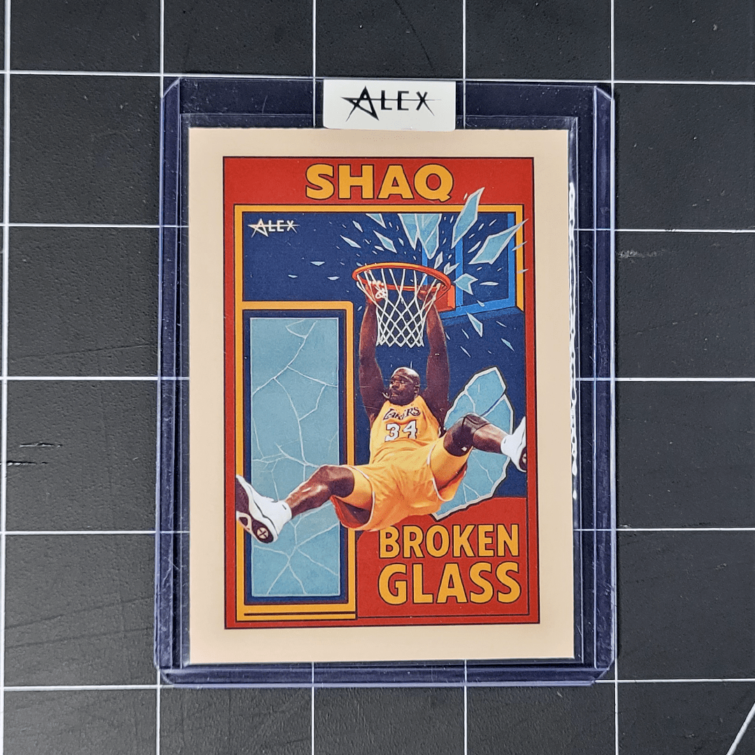 Broken Glass Era Art Card Backboard Shatter Parody Reprint Art Concept