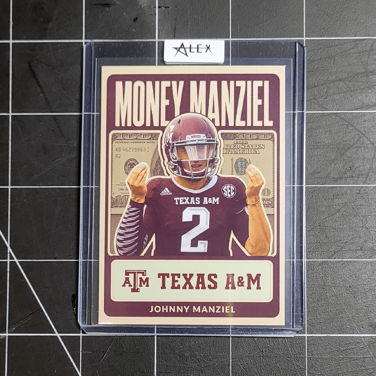 Johnny Manziel “Money Manziel” Art Card – Texas A&M Reprint