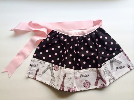 Eiffel Town Child's Apron