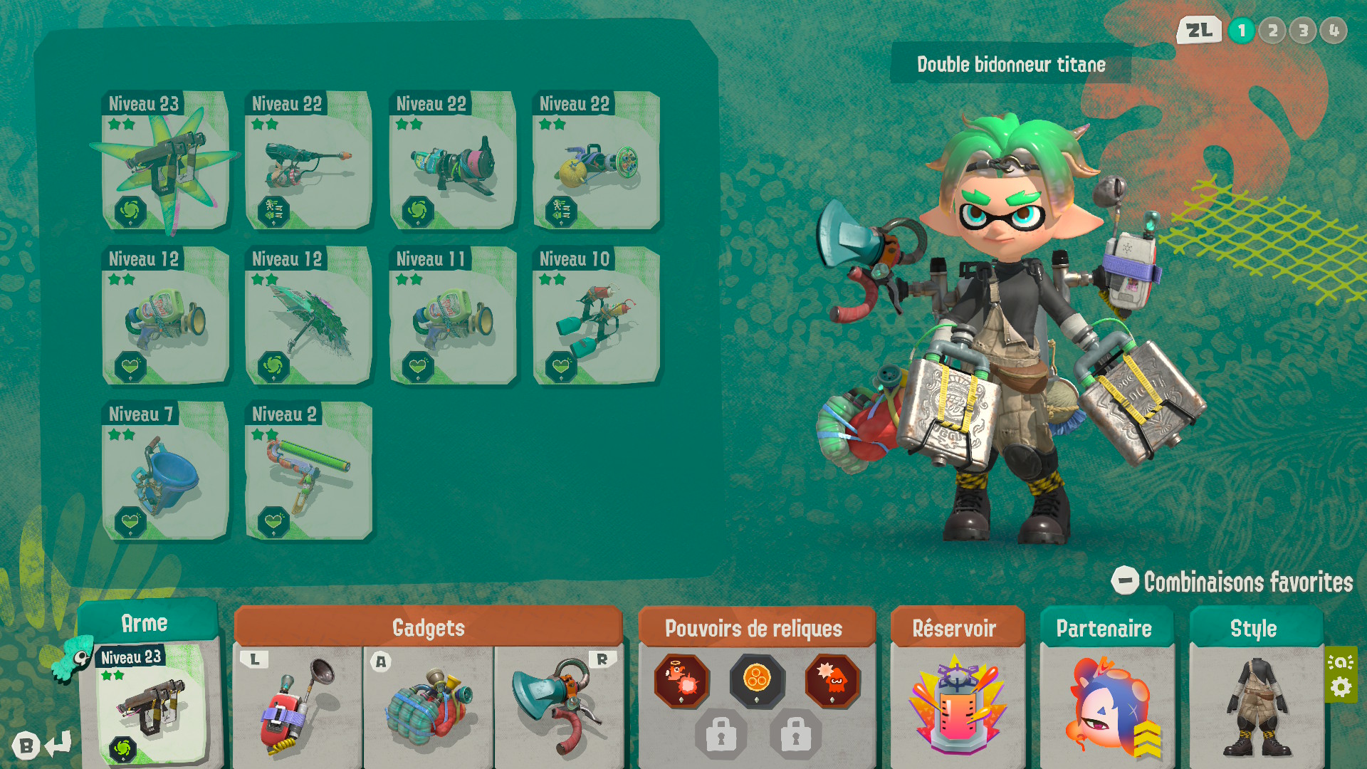 Mon build à mi-chemin.