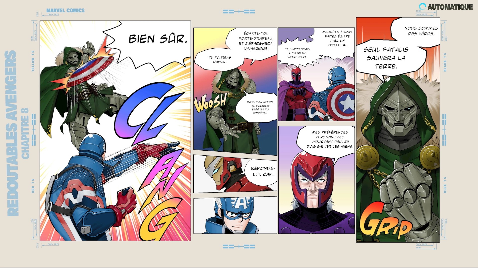 Mise en scène style comics...