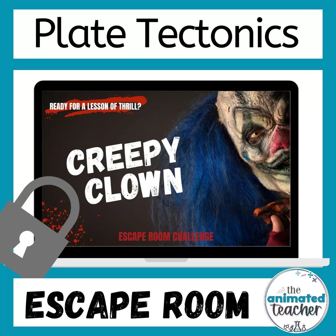 Plate tectonics activity escape room