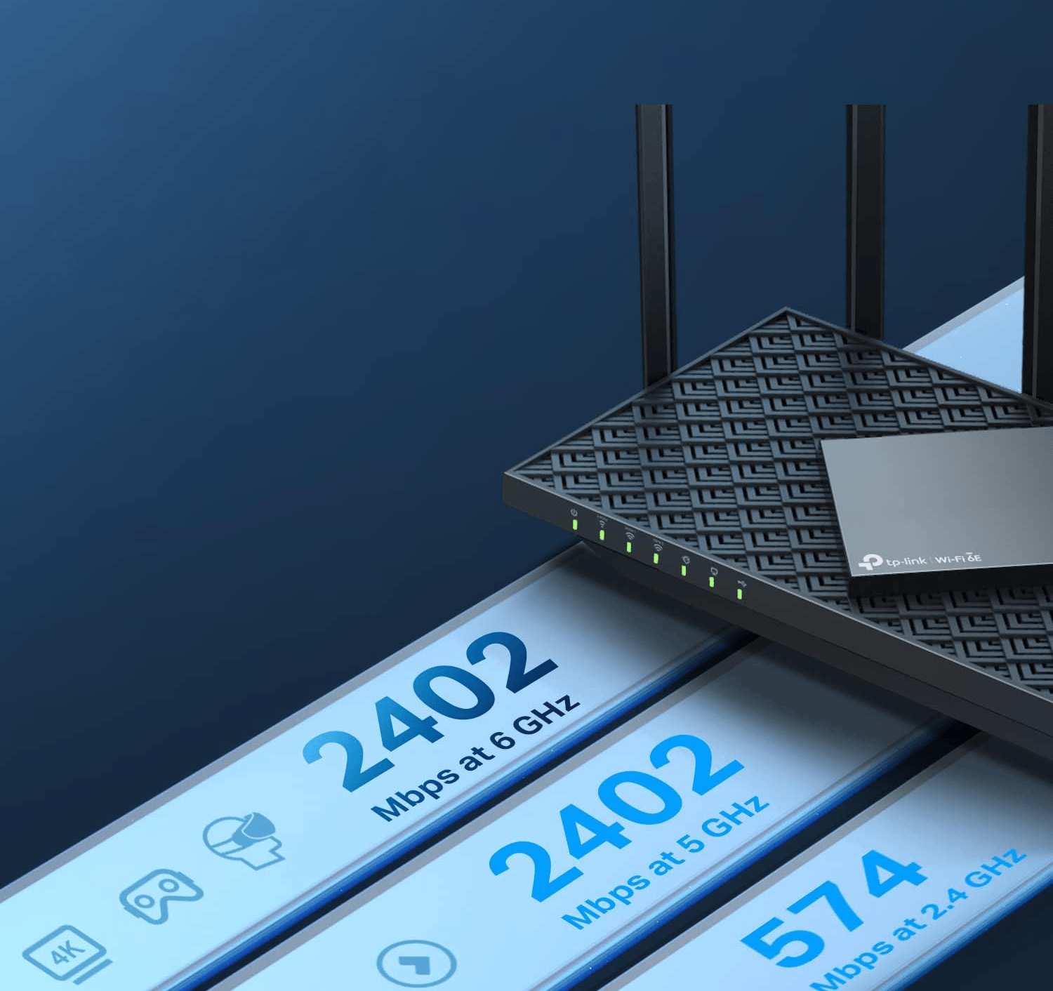 TP-Link AXE5400 Tri-Band WiFi 6E Router