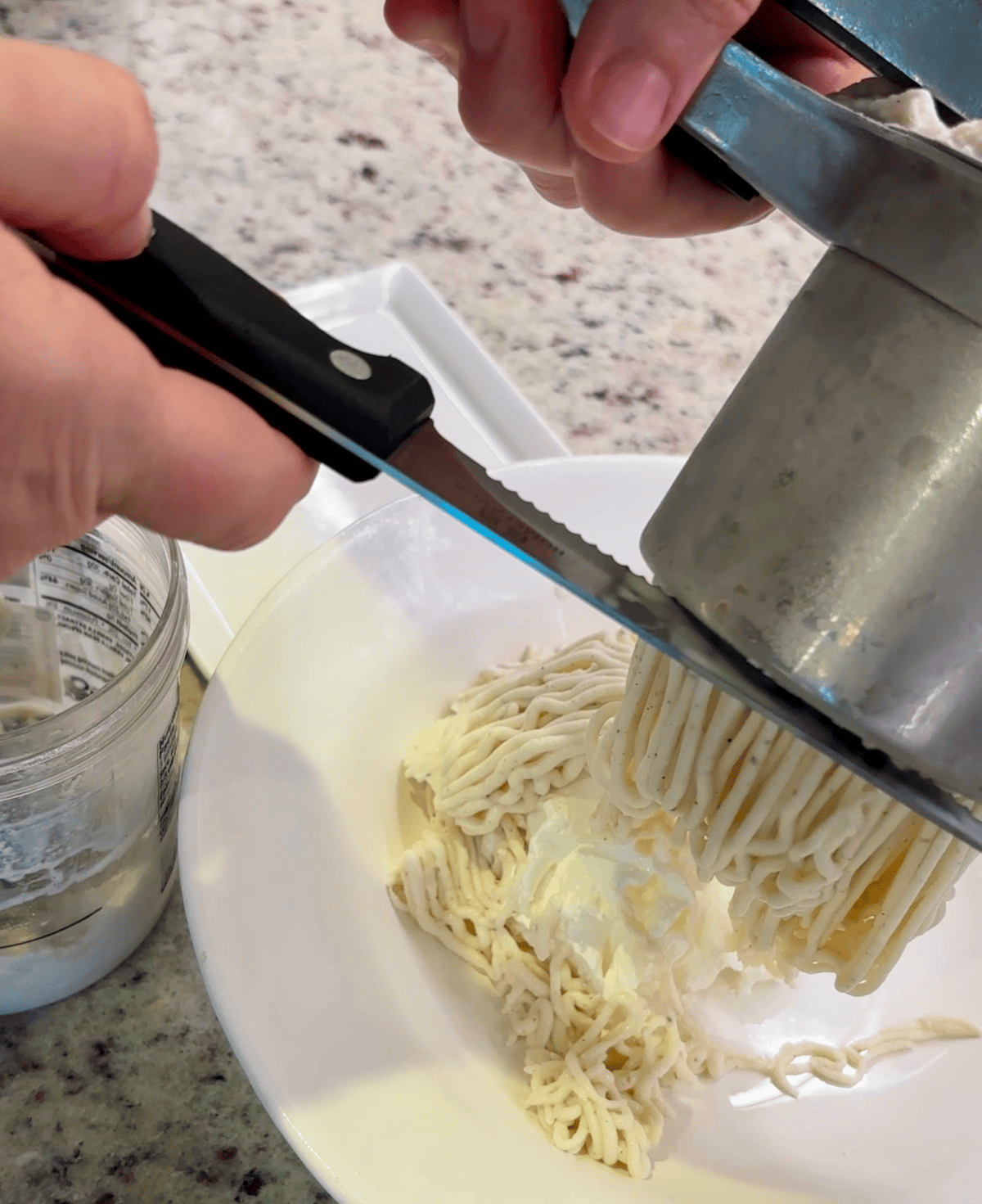 how to make spaghett-eis