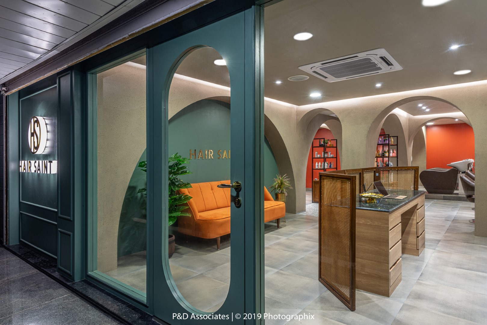 Corinthian Style Salon Interior Design P D Associates The