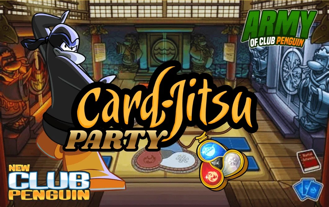 New Club Penguin Card Jistu Party 2026