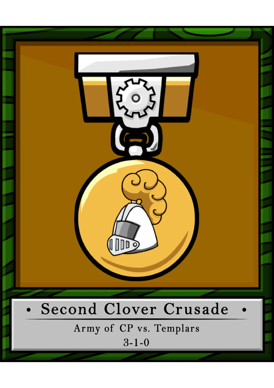 Medal for Second Clover Crusade