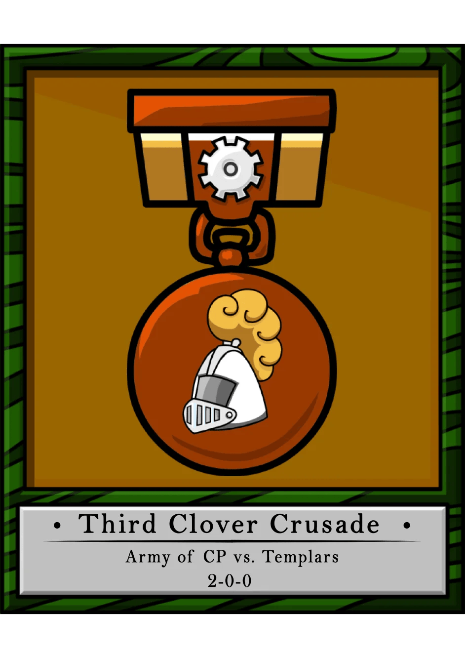 Medal for Third Clover Crusade