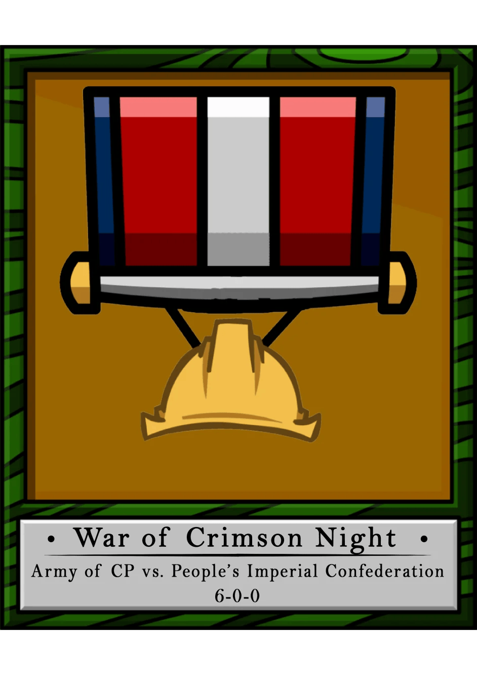 Medal for War of Crimson Night
