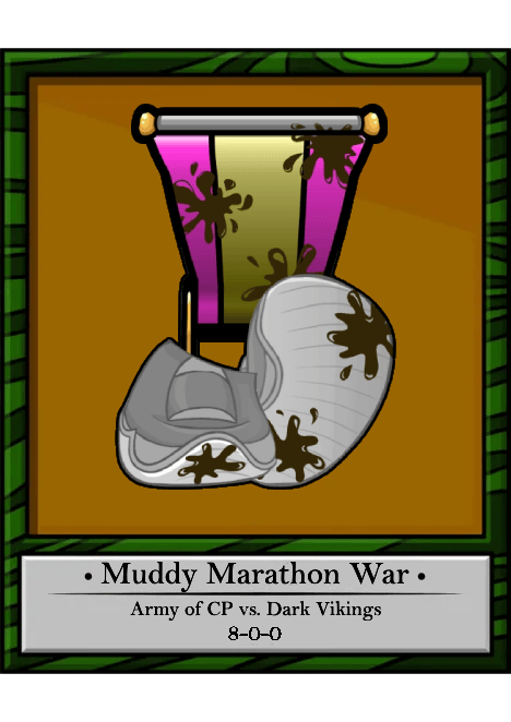 Medal for The Muddy Marathon War