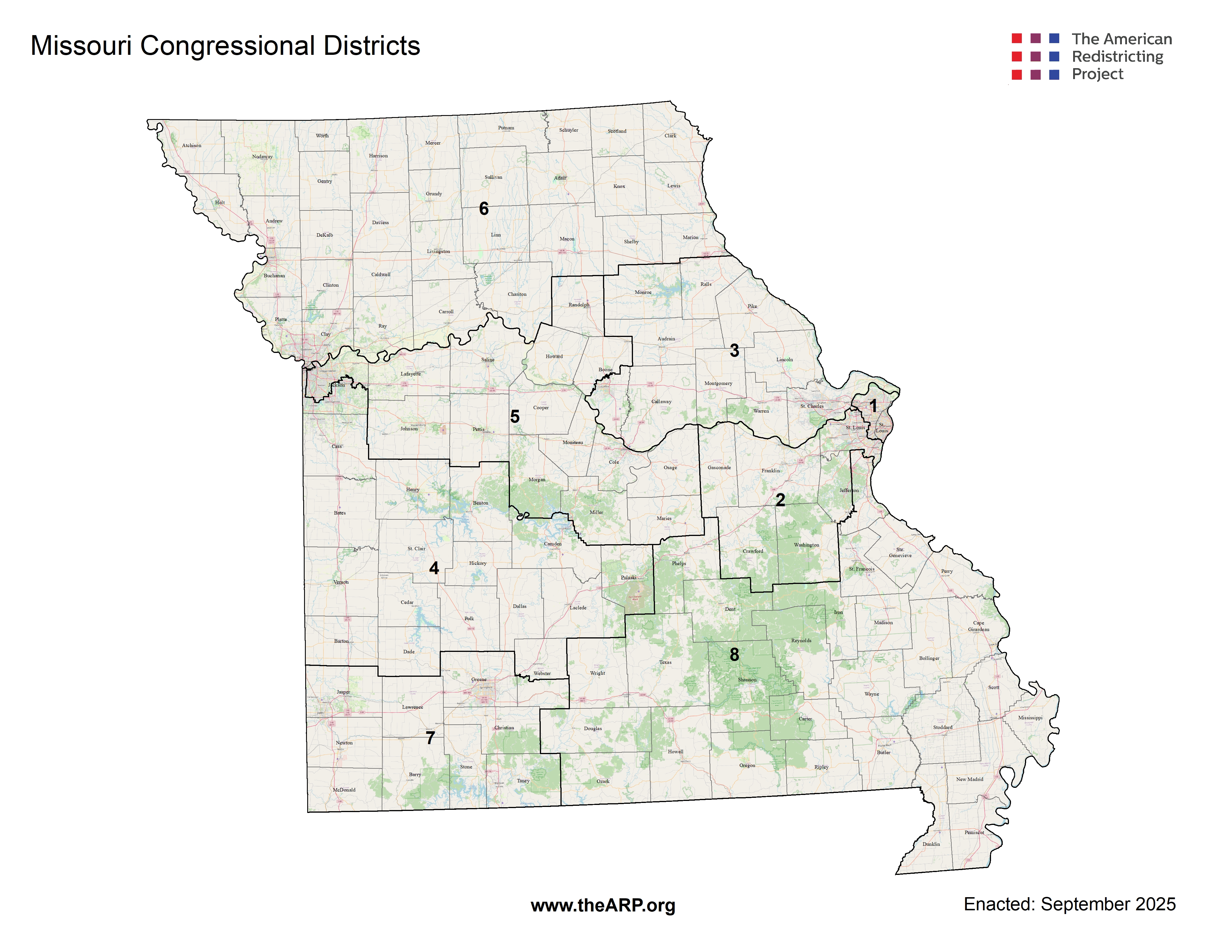Missouri The American Project MO CD 2025 