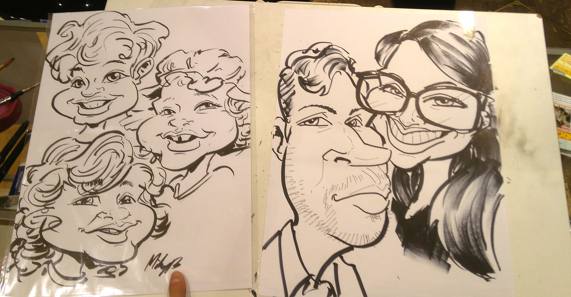 House Of Fraser Birmingham Caricatures
