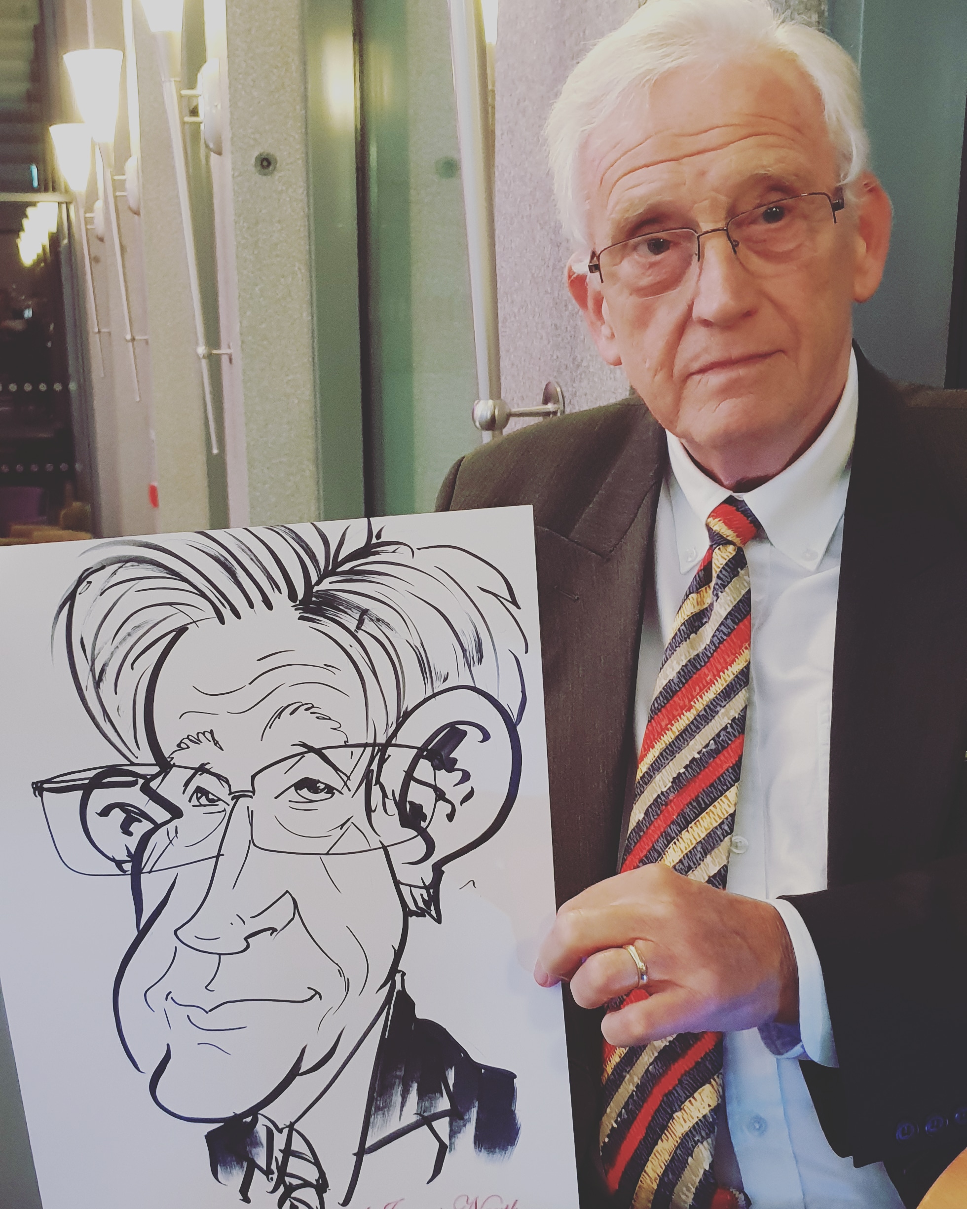 The Arty One Caricatures wedding entertainment Caricaturist