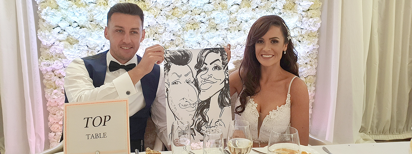 Caricatures for Wedding Entertainment