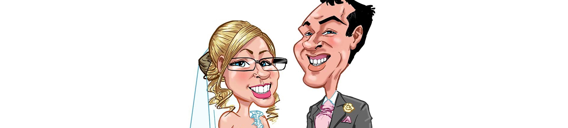 Caricature Wedding Message Board