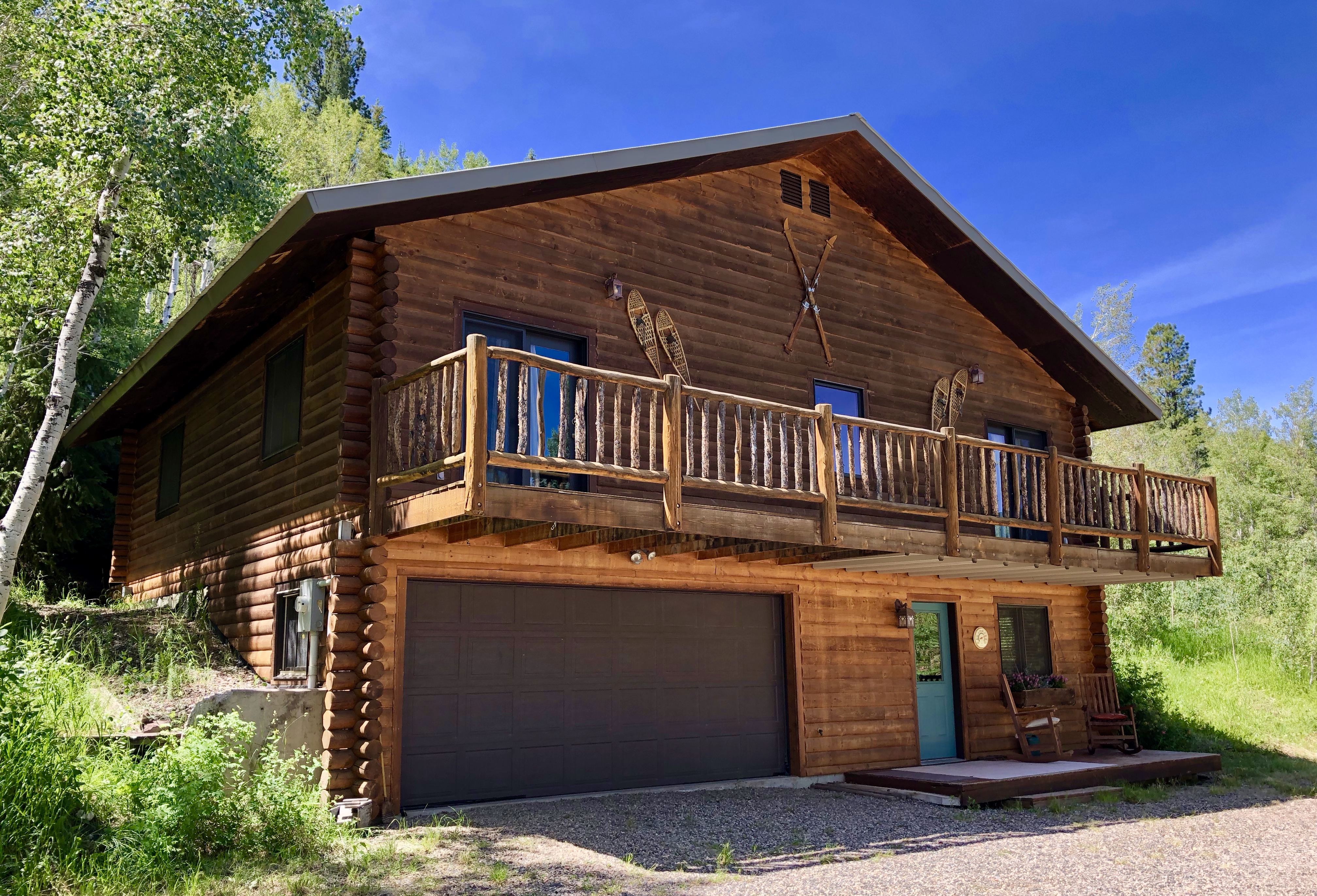 front of The Aspens Lodge