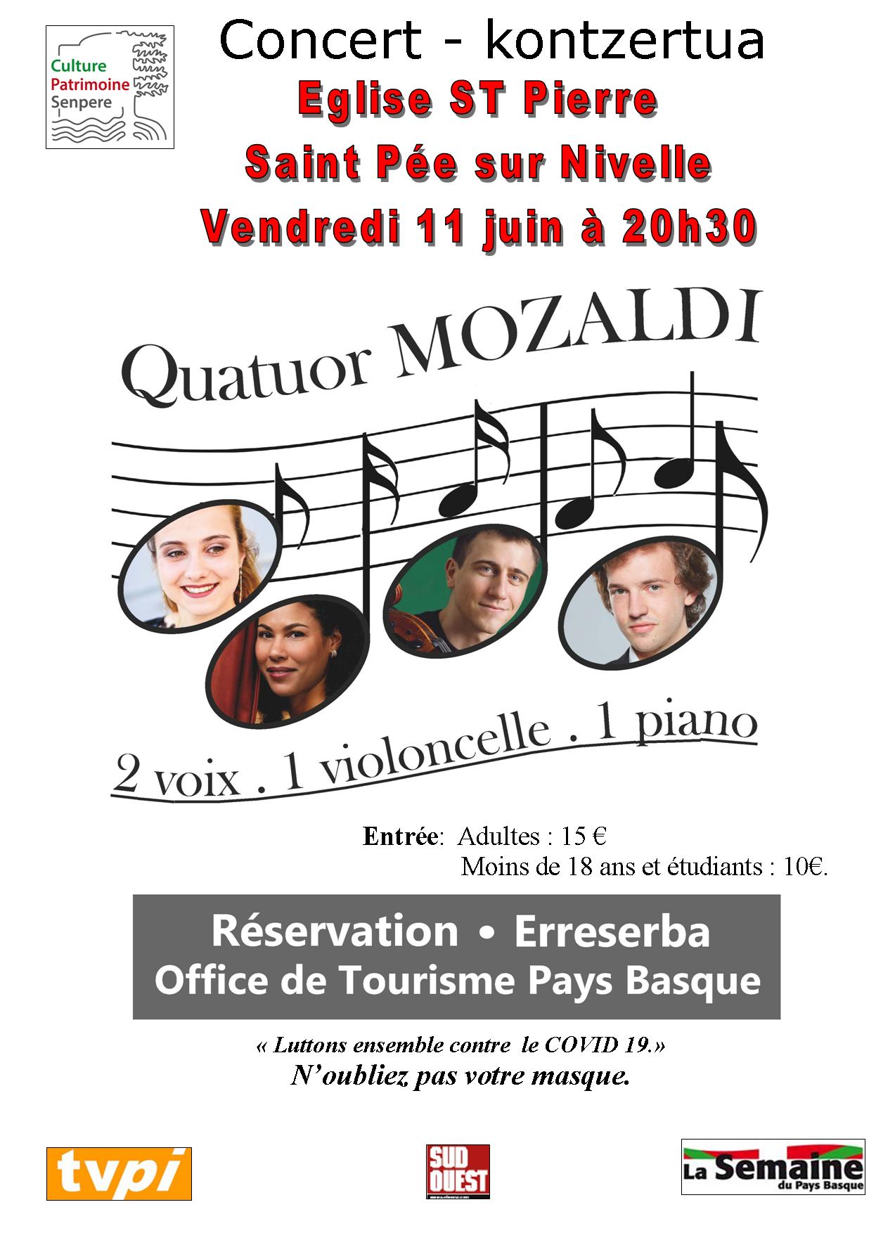 Lire la suite à propos de l’article MUSIQUE : QUATUOR MOZALDI