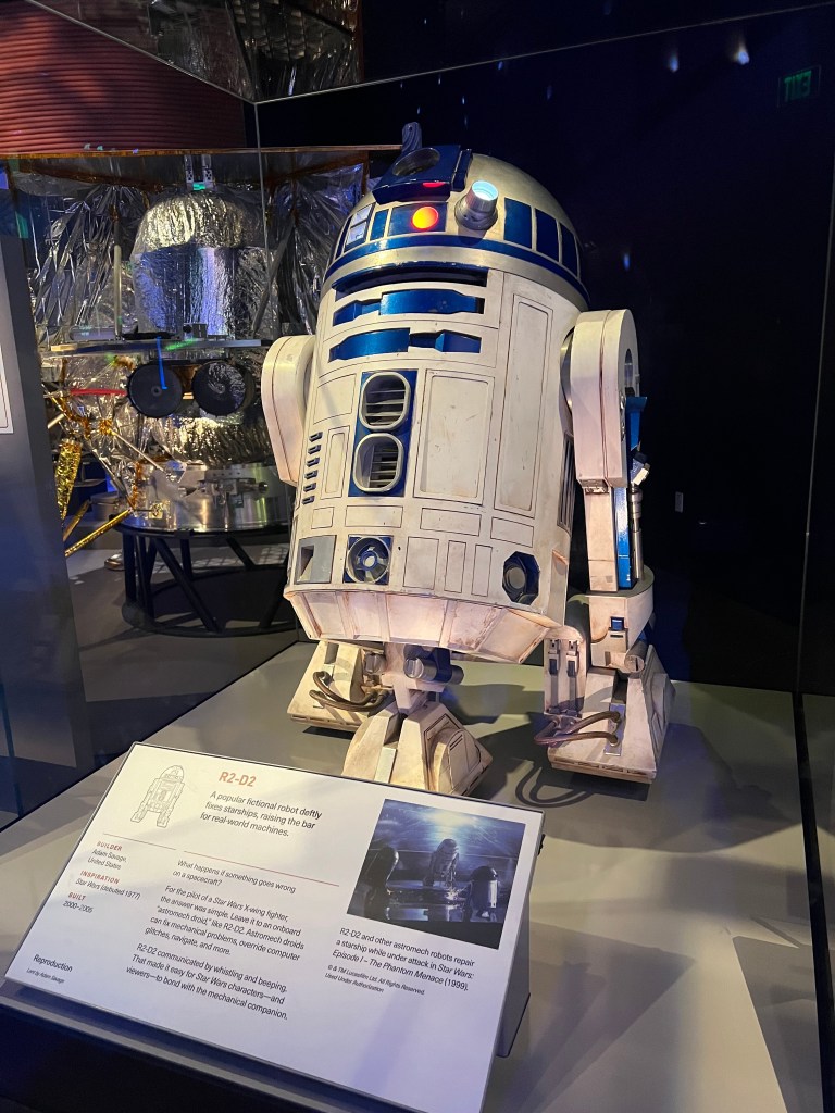 R2D2 at national air and space museum in washington DC