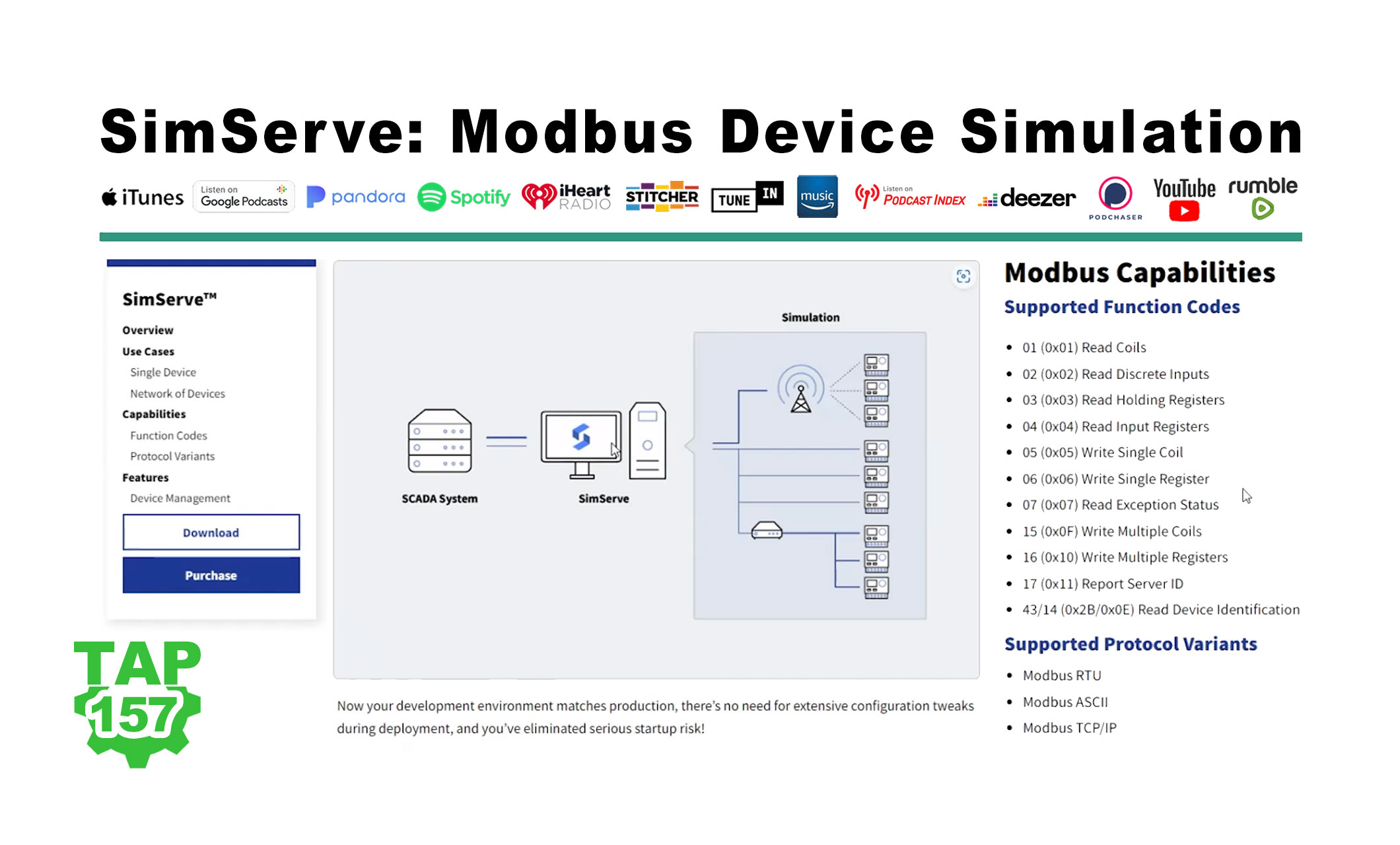 SimServe – Modbus Device Simulation (P157)