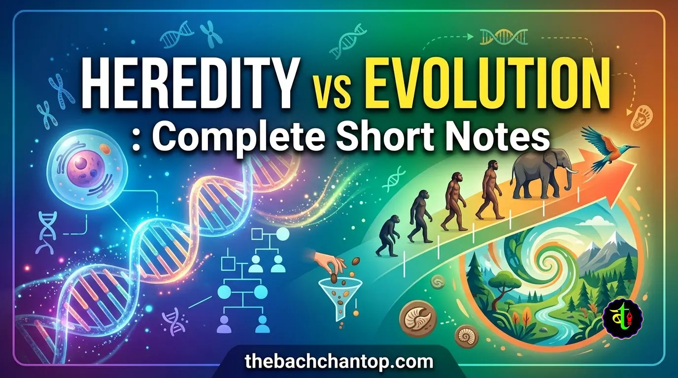 Heredity vs Evolution : Complete Short Notes