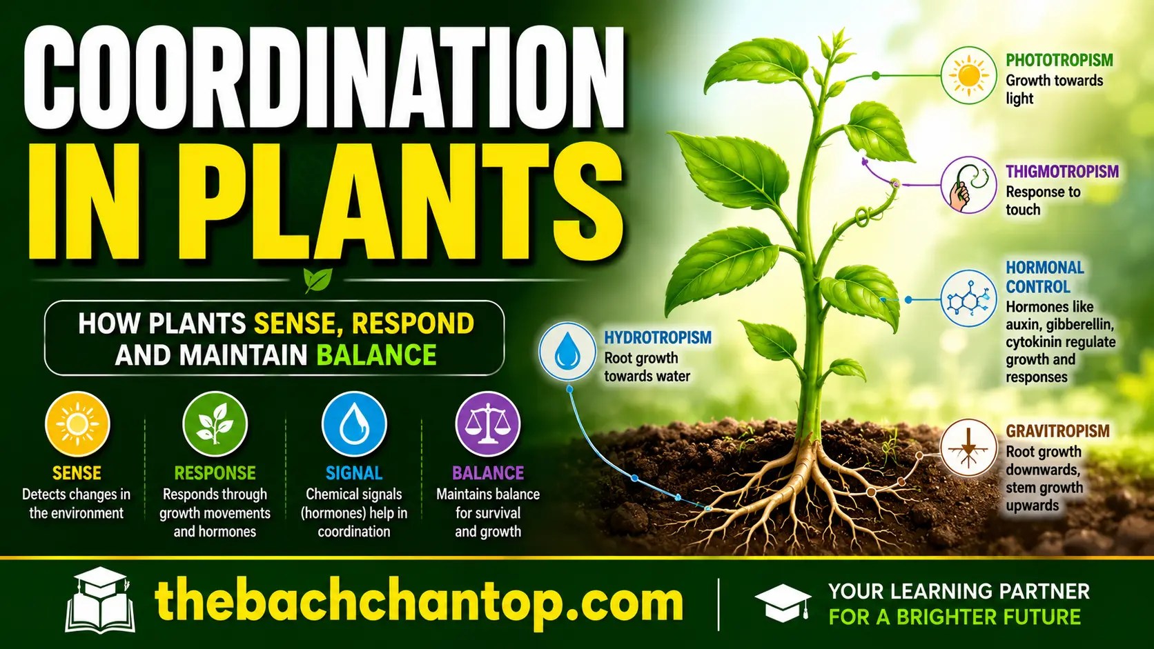 Coordination in Plants : NCERT Notes