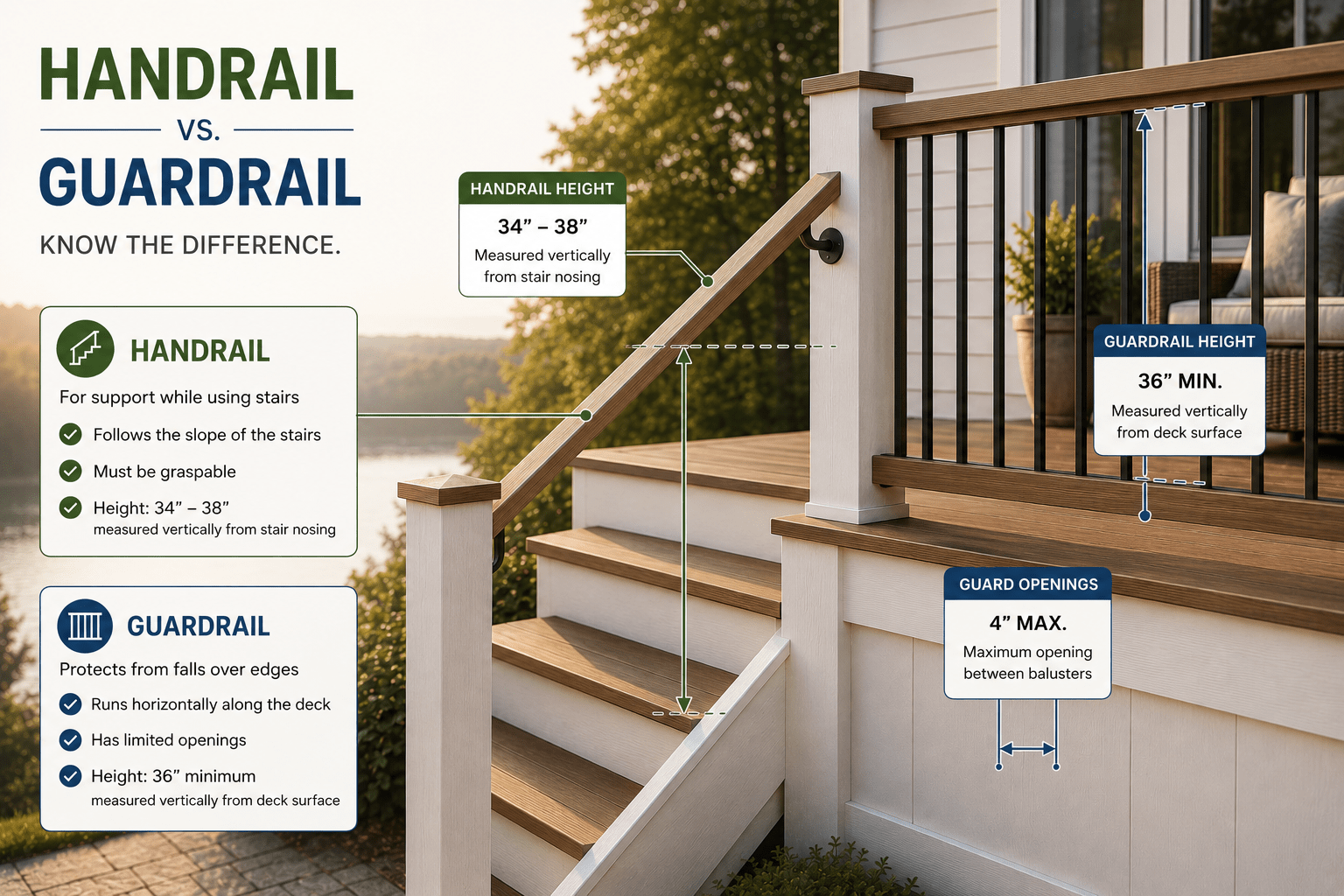 Deck Handrail Code