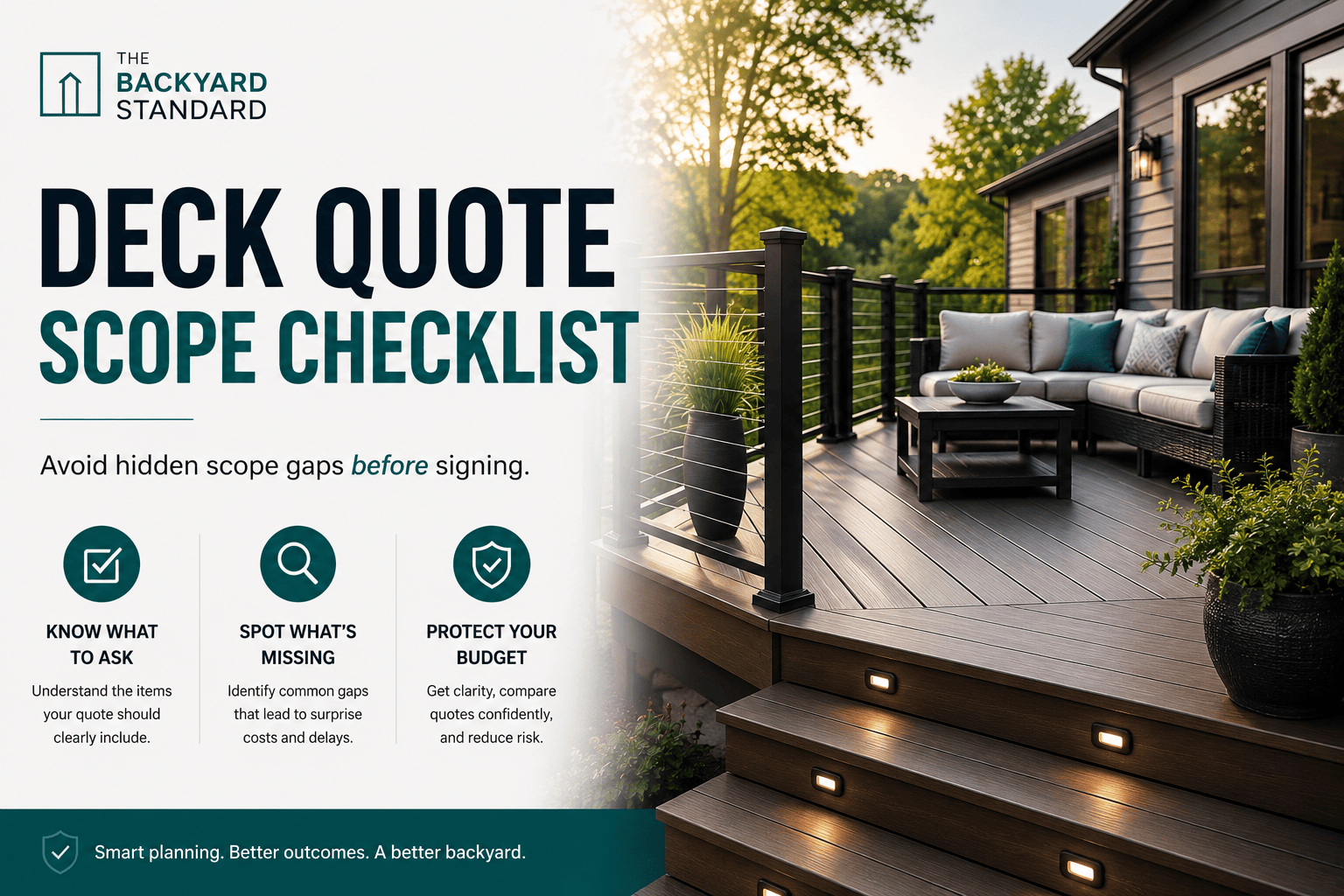 Deck Quote Scope Checklist