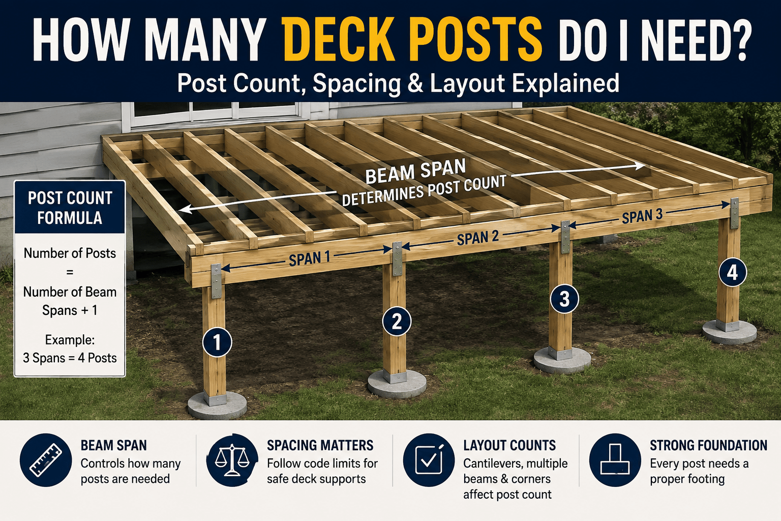 How Many Deck Posts Do I Need