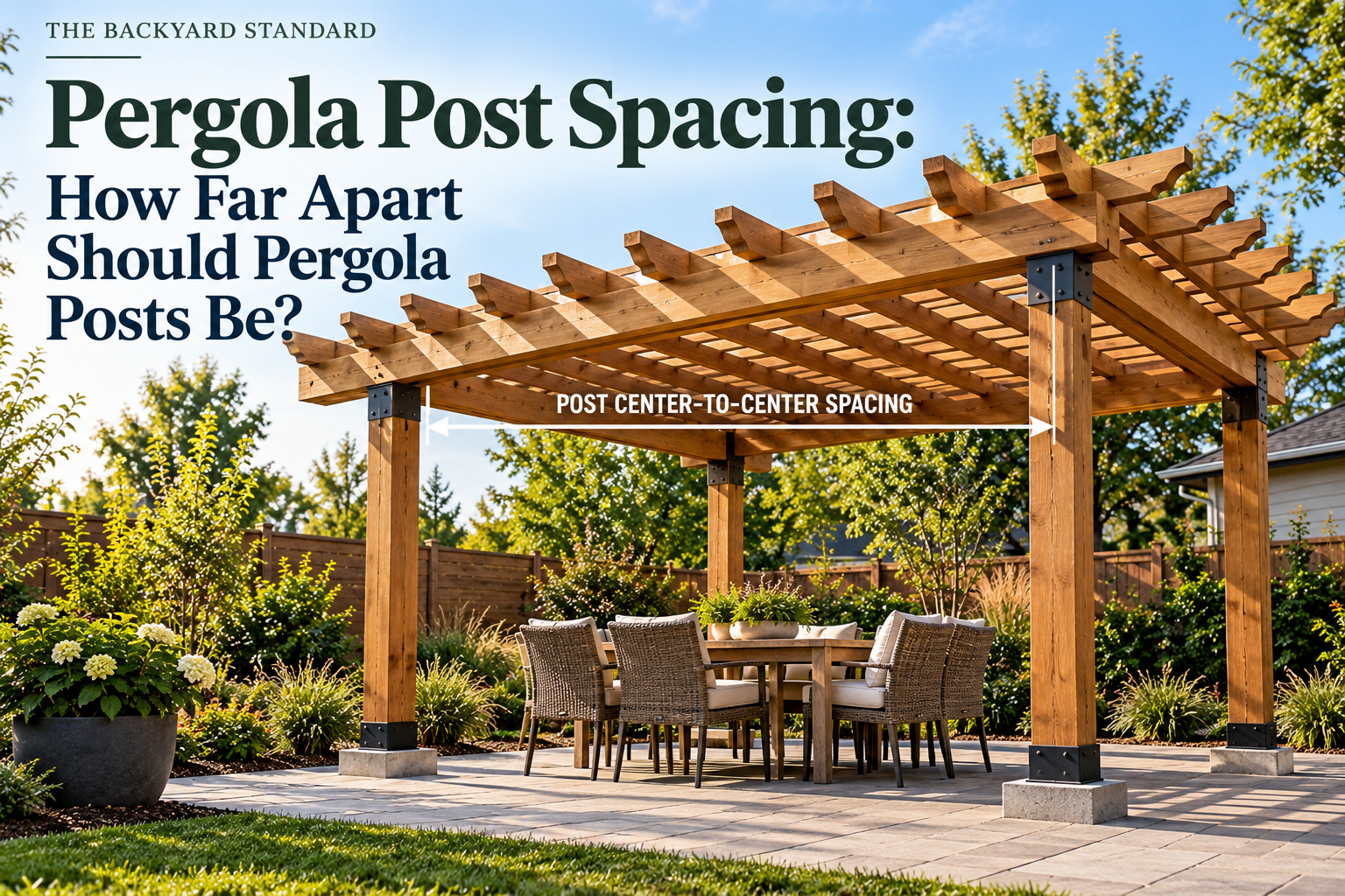 Pergola Post Spacing