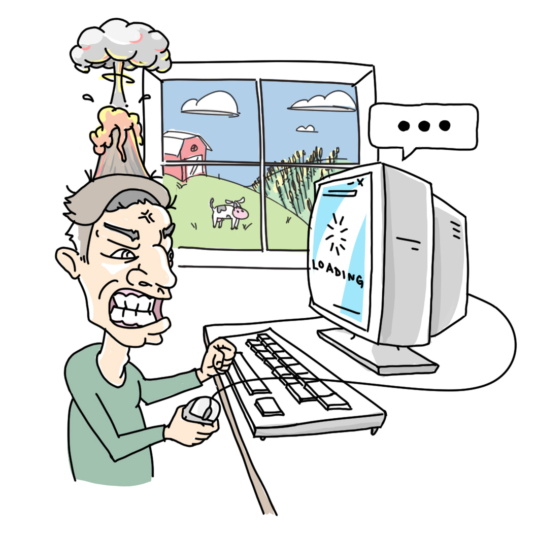 Cartoon Using Computer Bad Way Help on the way for rural Wisconsinites struggling with lousy internet ...