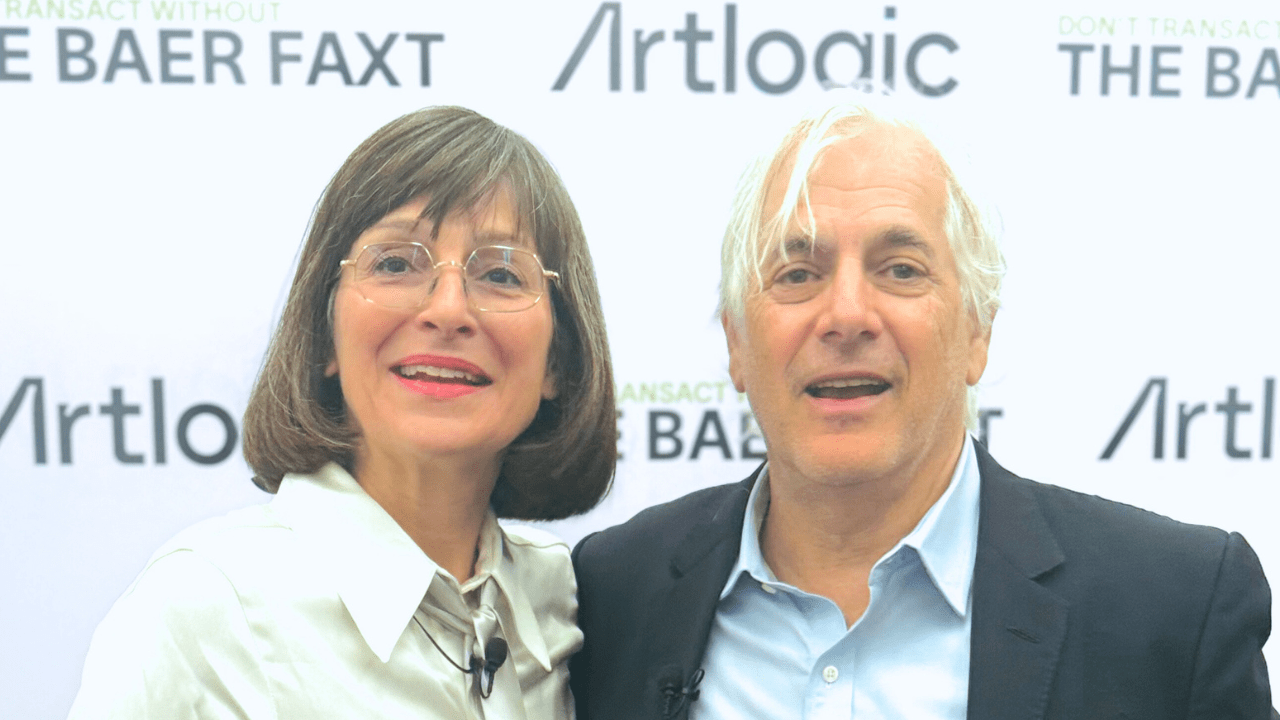 Sarah Thornton and Josh Baer at Art Basel - Basel 2024
