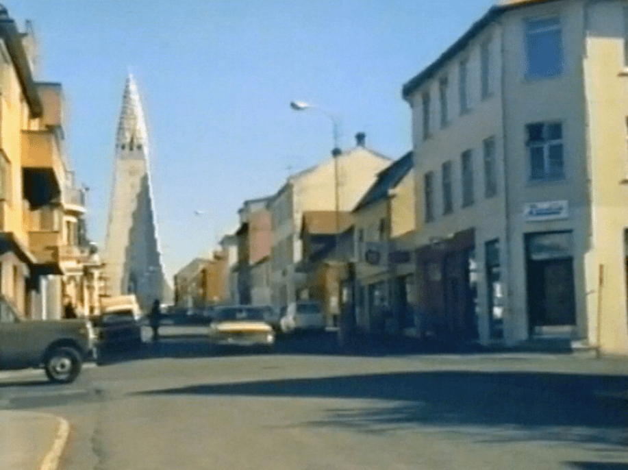 Desmond Bagley Running Blind - Skolavordustigur, Reykjavik © BBC Scotland