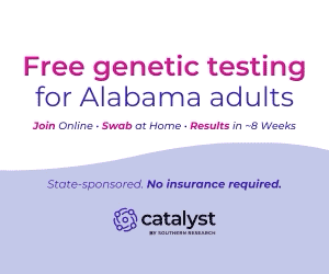 Free genetic testing for Alabama adults