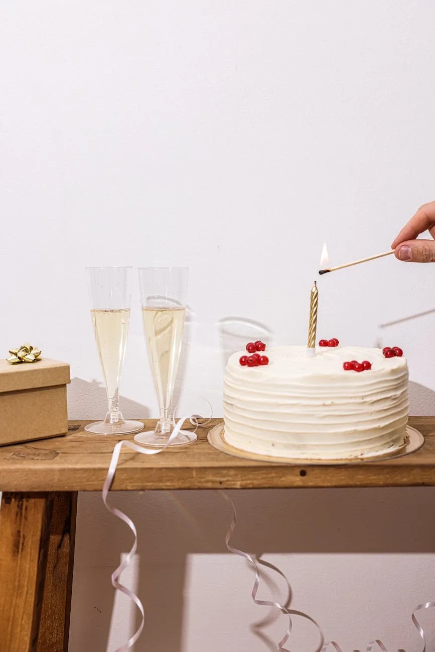 cake on a table