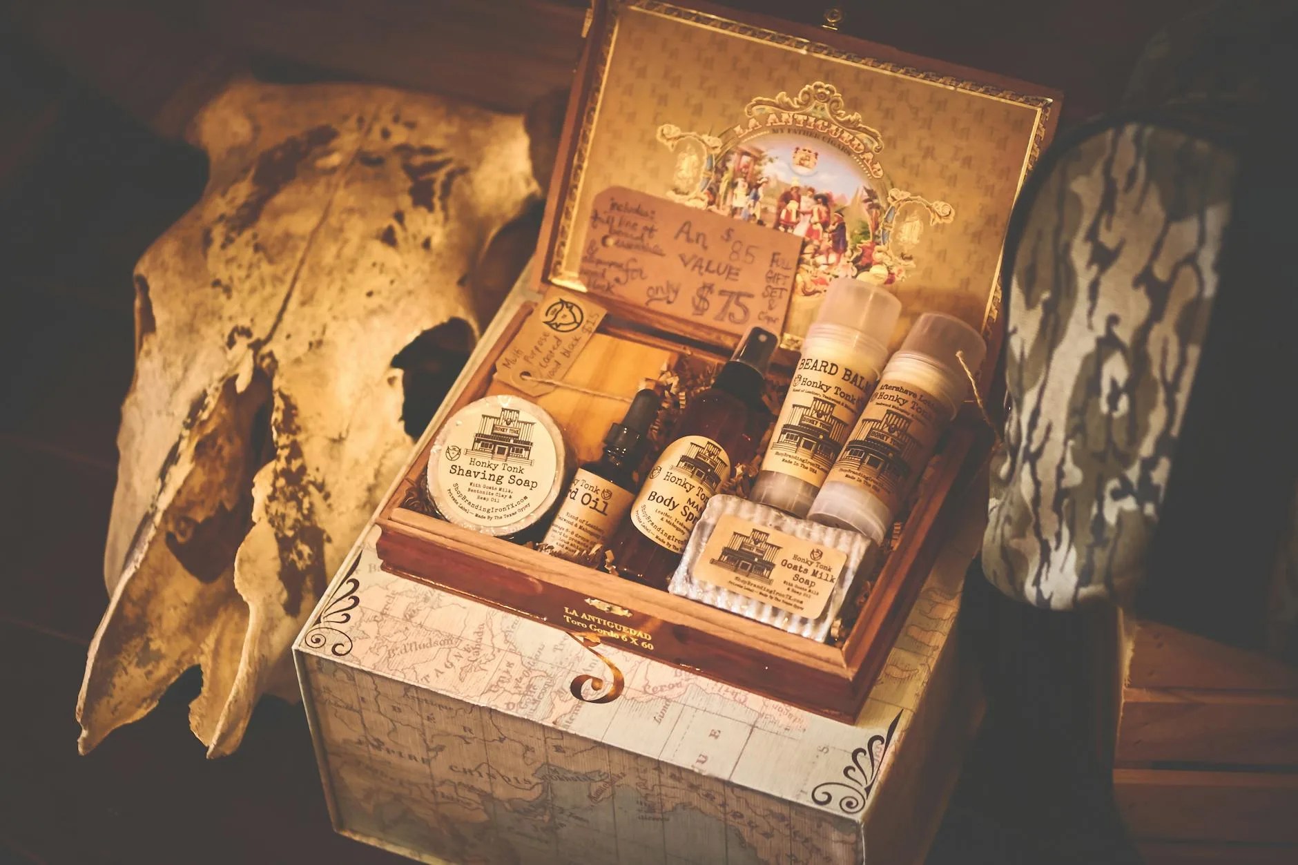 grooming kit in box