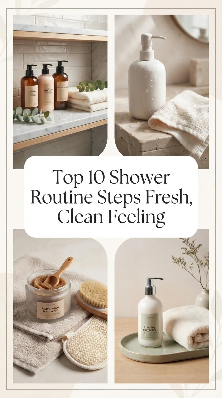Top 10 Shower Routine Steps for a Fresh, Clean Feeling