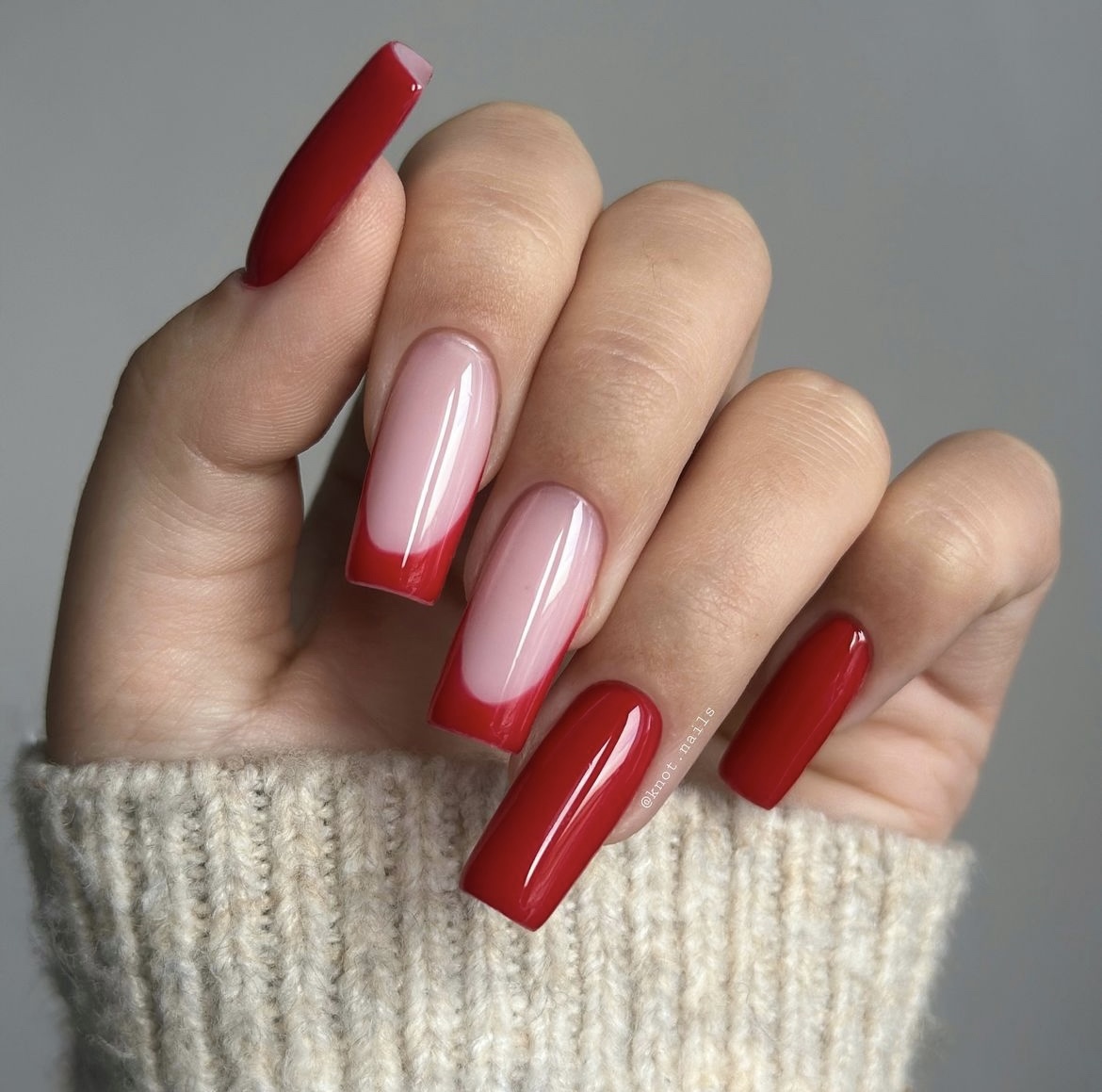 15 red nails for a romantic & feminine look